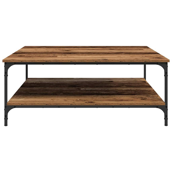 Sohvapöytä Vanha puu 100 x 100 x 40 cm Tekninen puu