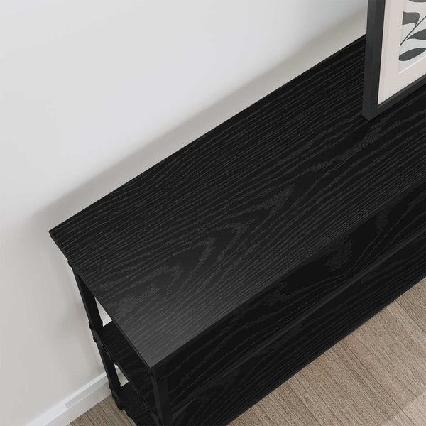 Konsolipöytä Musta tammi 100 x 22,5 x 75 cm Tekninen puu