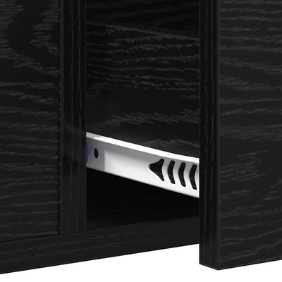 Musta tammi konsolipöytä Mnerva 100x34.5x75cm (puinen)