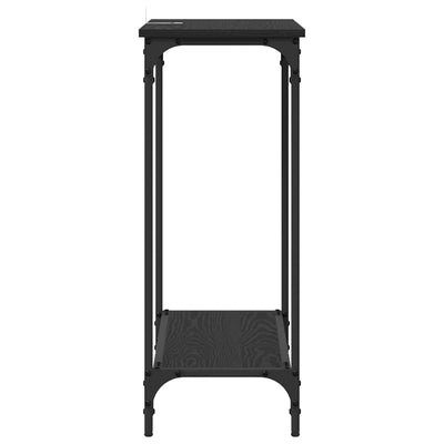 Musta tammi konsolipöytä Dinvale 75x30.5x75cm (puinen)