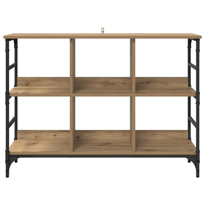 Ruskea sivupöytä Croitor 102x32x73.5cm (puinen)