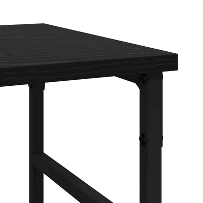 Musta sivupöytä Emesa 102x32x73.5cm (puinen)