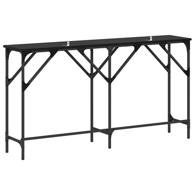 Musta tammi konsolipöytä Mantii 140x29x75cm (puinen)