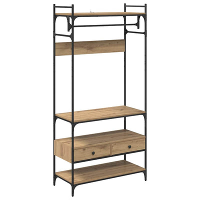 Artesaani tammi vaatekaappi Animona 89x39x184.5cm (puinen)