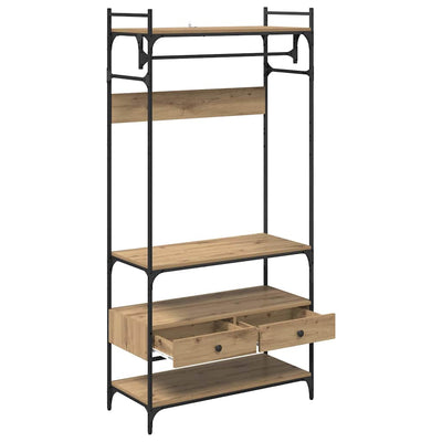 Artesaani tammi vaatekaappi Animona 89x39x184.5cm (puinen)