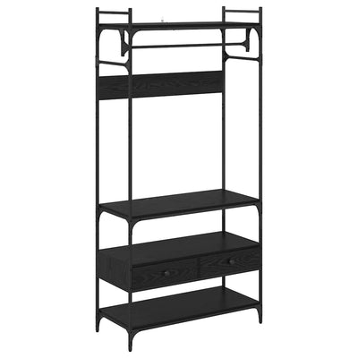 Musta tammi vaatekaappi Hristia 89x39x184.5cm (puinen)