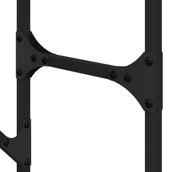 Pesukoneen hylly Musta 0ak 67 x 25 x 163 cm Tekninen puu
