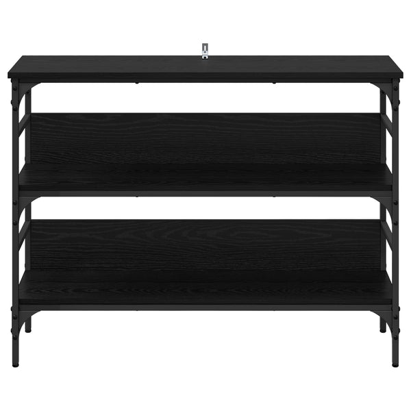 Konsolipöytä Musta tammi 100 x 32 x 75 cm Tekninen puu