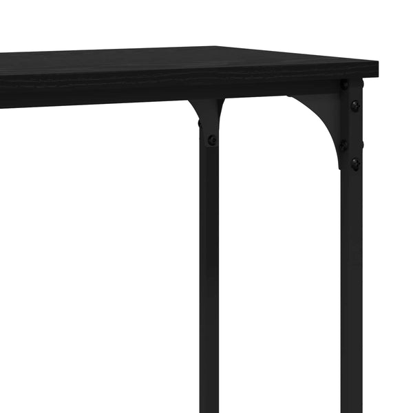Konsolipöytä Musta tammi 160 x 29 x 80 cm Tekninen puu