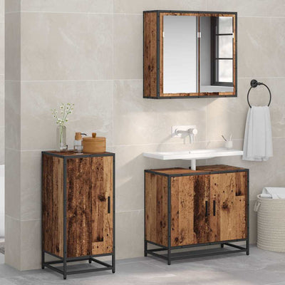 Vanha puu sivupöytä Marg 35x35.5x76cm (puinen)