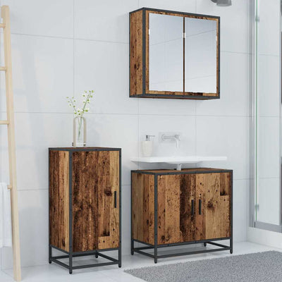 Vanha puu sivupöytä Marg 35x35.5x76cm (puinen)