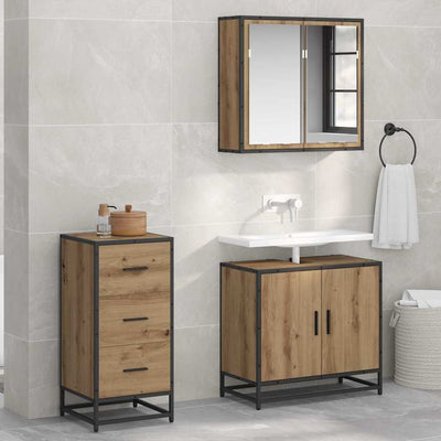 Artesaani tammi sivupöytä Cosmel 35.5x35x76cm (puinen)