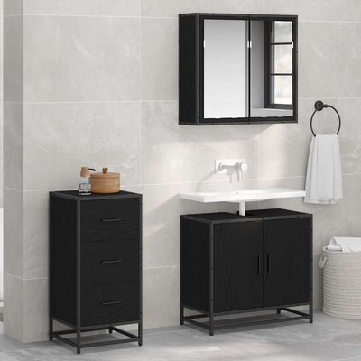 Musta tammi sivupöytä Iosib 35.5x35x76cm (puinen)