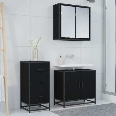 Musta tammi sivupöytä Iosib 35.5x35x76cm (puinen)