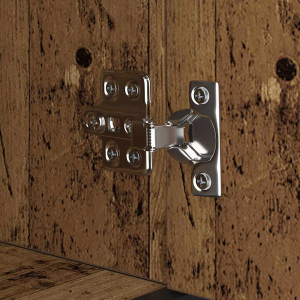 Kylpyhuoneen hyllyllä oleva Vanha Puu kalustesetti 35 x 37,5 x 100 cm