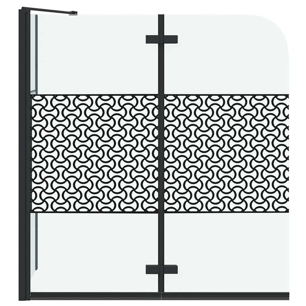 Kylpyhuoneen Kuvaus Geometrinen Musta 120 x 67 x 129 cm