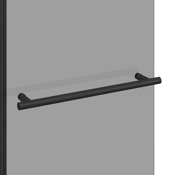 Bi-folding suihkusulku Tumma läpinäkyvä 120 x 67 x 129 cm