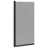 Kylpy suihkuverho Musta 68 x 130 cm Karkaistu lasi