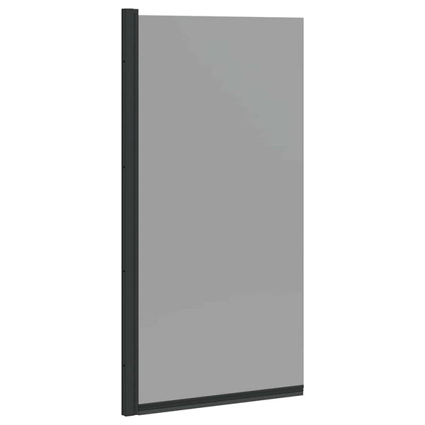 Kylpy suihkuverho Musta 68 x 130 cm Karkaistu lasi