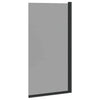 Kylpy suihkuverho Musta 68 x 130 cm Karkaistu lasi