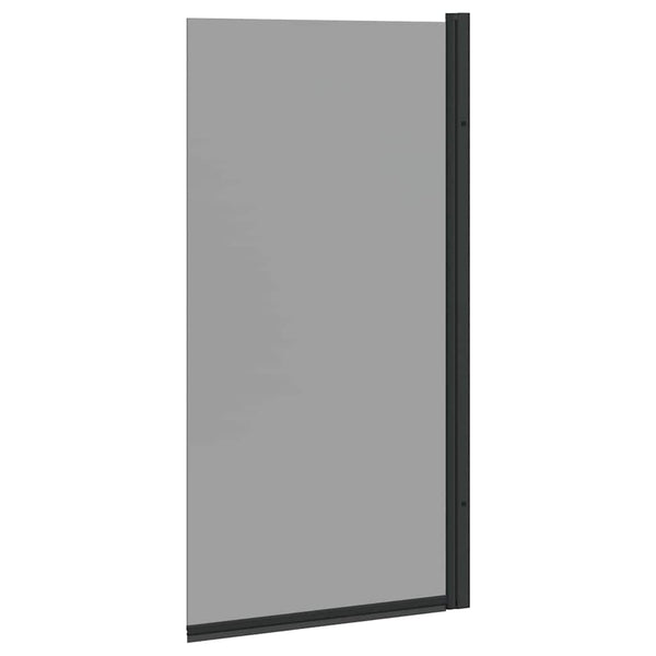Kylpy suihkuverho Musta 68 x 130 cm Karkaistu lasi