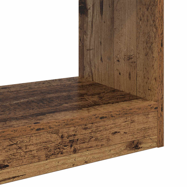 Kirjahylly 5 tasoa 60 x 30 x 166 cm Tekninen puu Vanha puu