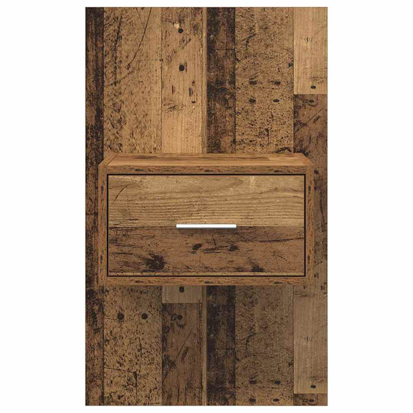 Vanhan puun sängynkaappi 2 kpl 48.5 x 32.5 x 80 cm Tekninen puu