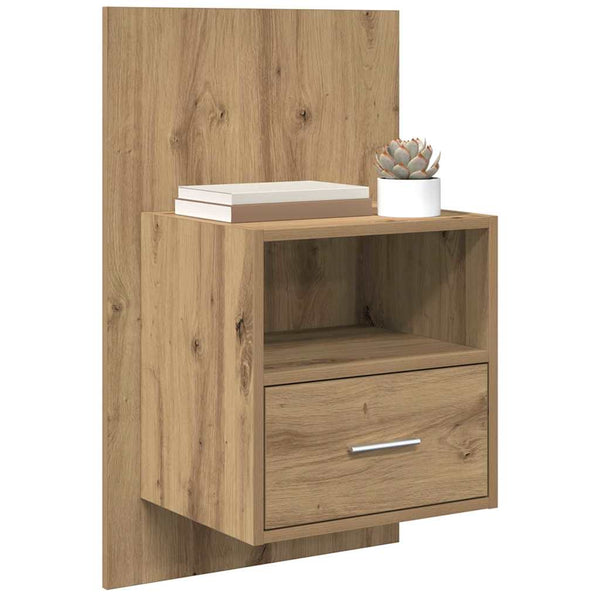 Artesaani sängynkaappi 2 kpl tammi 48.5 x 32.5 x 80 cm