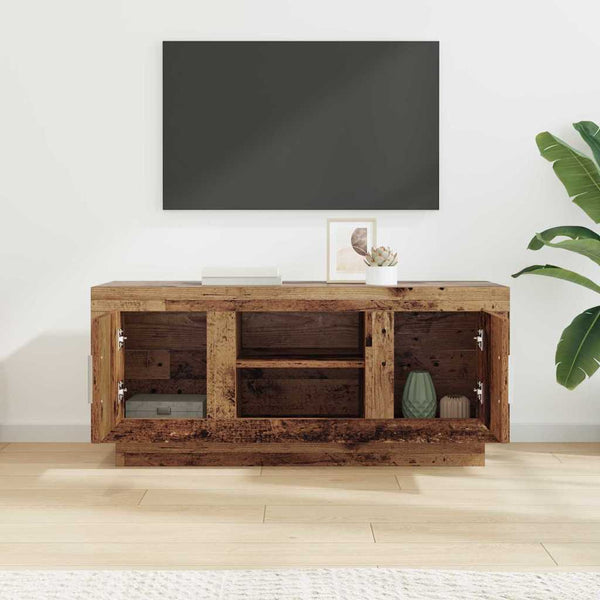 TV-kaappi 102 x 35 x 45 cm Vanha Puu Tekninen puu