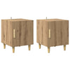 Yöpöytäkaappi 2 pcs Artisan tammi 40 x 40 x 50 cm Tekninen puu