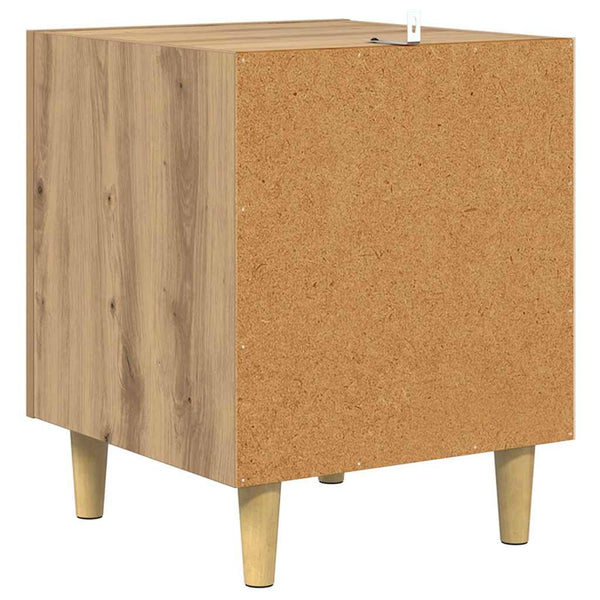 Yöpöytäkaappi 2 pcs Artisan tammi 40 x 40 x 50 cm Tekninen puu
