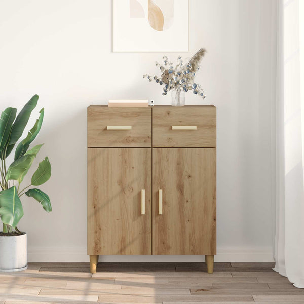 Sivupöytä artesaani tammi 34 x 69.5 x 89 cm Tekninen puu