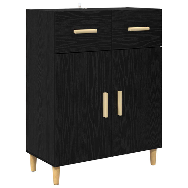 Sivupöytä Musta tammi 34 x 69.5 x 89 cm Tekninen puu