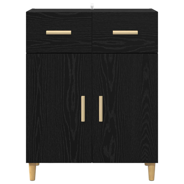 Sivupöytä Musta tammi 34 x 69.5 x 89 cm Tekninen puu