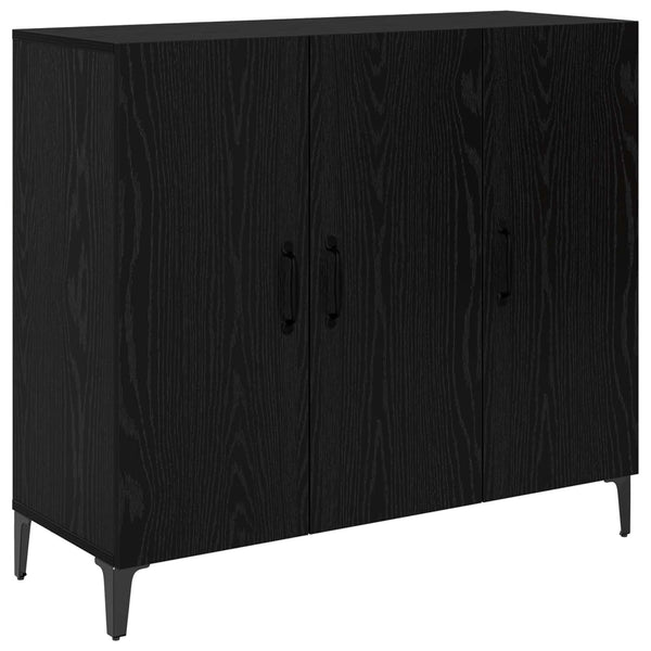 Sivupöytä Musta tammi 34 x 90 x 80 cm Tekninen puu