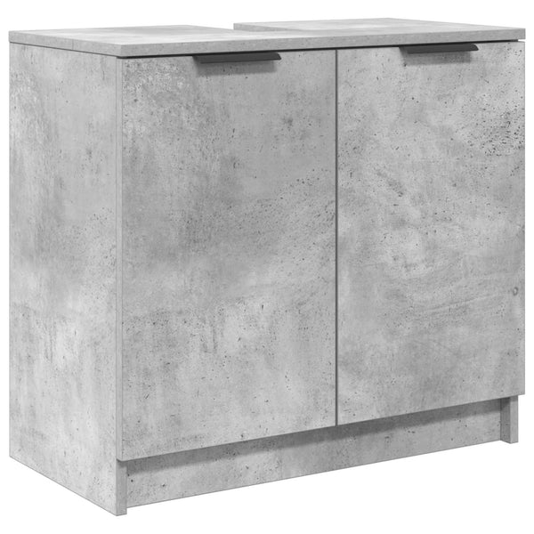Kylpyhuonekaappi Betoni Harmaa 64,5 x 33,5 x 59 cm Tekninen puu