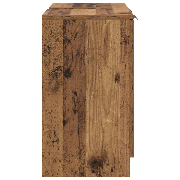 Kylpyhuonekaappi Vanha Puu 64,5 x 33,5 x 59 cm Tekninen puu