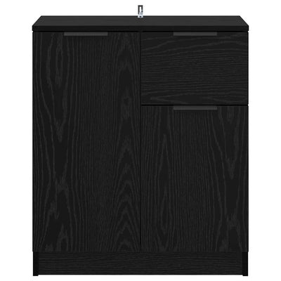 Musta tammi sivupöytä Jack 60x30x70cm (puinen)