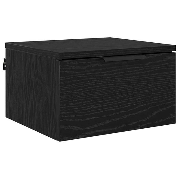 Yöpöytäkaappi Musta tammi 34 x 30 x 20 cm Tekninen puu