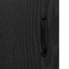 Mitat 69,5 x 34 x 90 cm, musta tammi sivupöytä