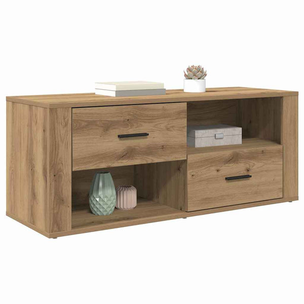 Artisan tammi TV-kaappi 100 x 35 x 40 cm Tekninen puu