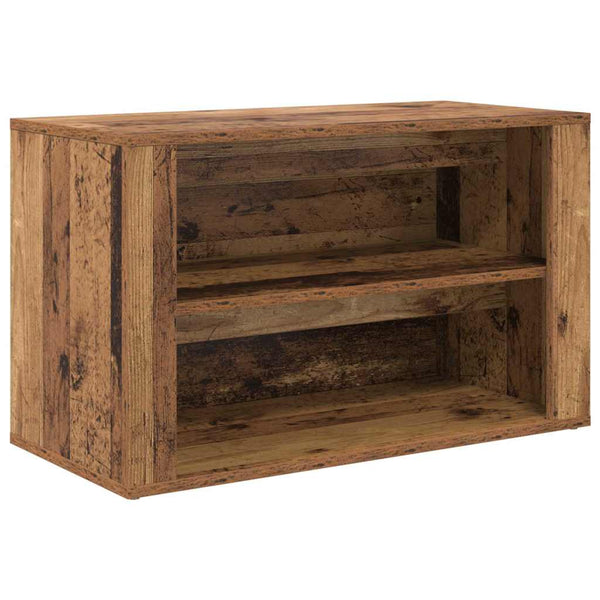 Kenkäteline 75 x 35 x 45 cm Tekninen puu Vanha puu
