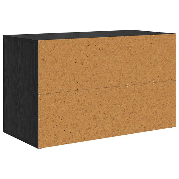 Kenkäteline 75 x 35 x 45 cm Tekninen puu Musta tammi