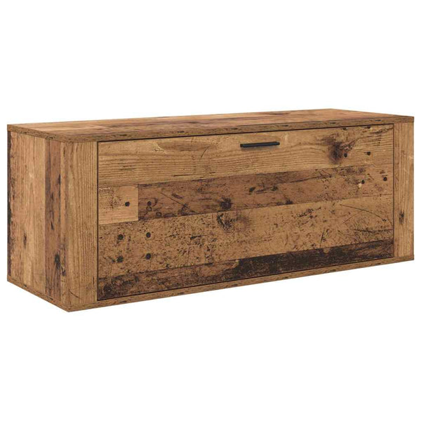 Kenkäkaappi 100 x 35 x 38 cm Tekninen puu Vanha puu