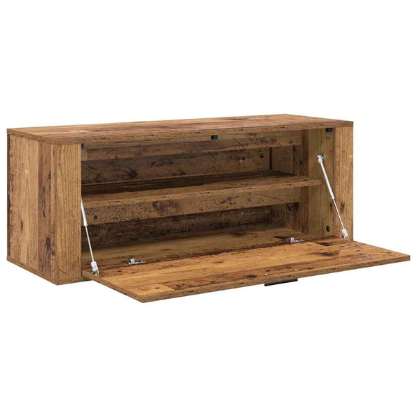 Kenkäkaappi 100 x 35 x 38 cm Tekninen puu Vanha puu