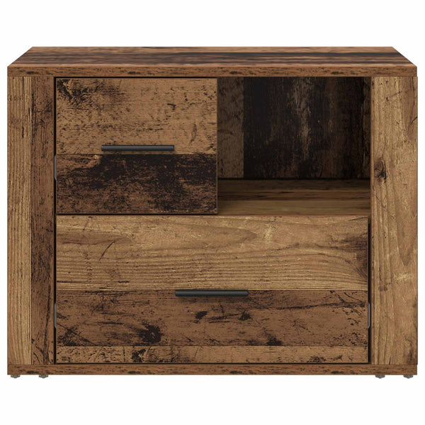 Yöpöytäkaappi Vanha puu 35 x 60 x 50 cm Tekninen puu