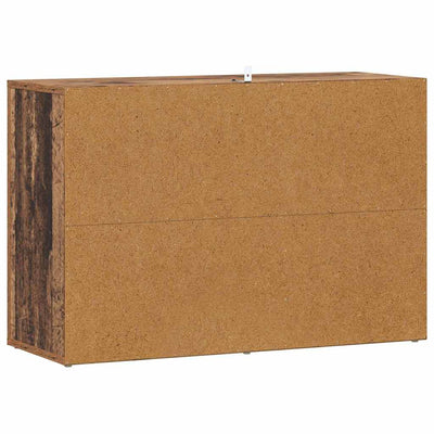 Sivupöytä Vanha Puu 80 x 30 x 53 cm Tekninen puu