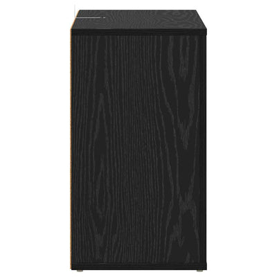 Sivupöytä Musta tammi. 80 x 30 x 53 cm Tekninen puu