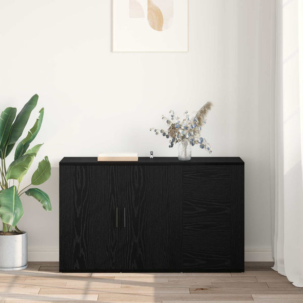 Sivupöytä Musta tammi. 100 x 33 x 59.5 cm Tekninen puu