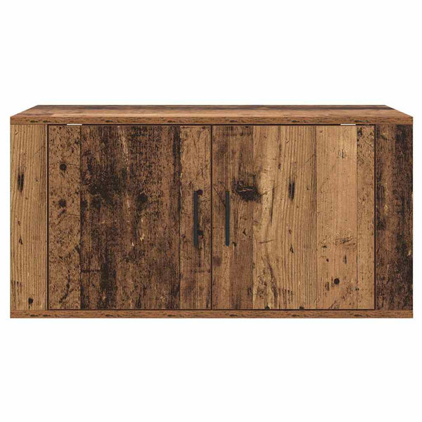 Seinäasennettava TV-kaappi Vanha puu 80 x 34.5 x 40 cm
